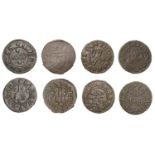 Barkway, John Kent, Farthing, 1667, 1.15g/6h (N 2109; BW. 17); Thomas Ravens, Farthings (3),...