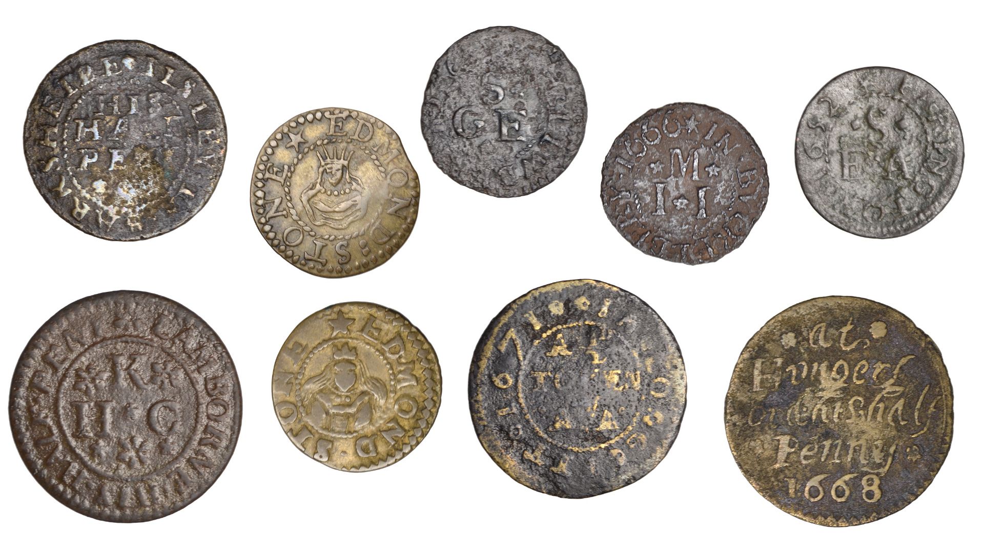 17th Century Tokens, BERKSHIRE, Blewbury, George Stanton, Farthing, 1665, 0.75g/9h (N 73; BW... - Image 2 of 2