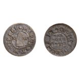 Hunsdon, Margret Whorely, Farthing, 0.83g/12h (N â€“; BW. 132). About very fine and extremely...