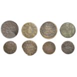 KENT, Sandwich, John Couchman, Farthing, 1656, 0.74g/6h (N â€“; BW. 495); Josepth Doe, Halfpen...