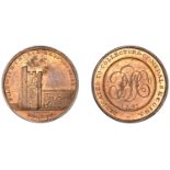 18th Century Tokens, BEDFORDSHIRE, Flitwick, Skidmore's Halfpenny, 1797, church, rev. ps co...