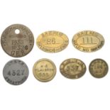 Miscellaneous Tokens and Checks, ESSEX, Plaistow, M[otive] P[ower], uniface brass, 38mm, sta...