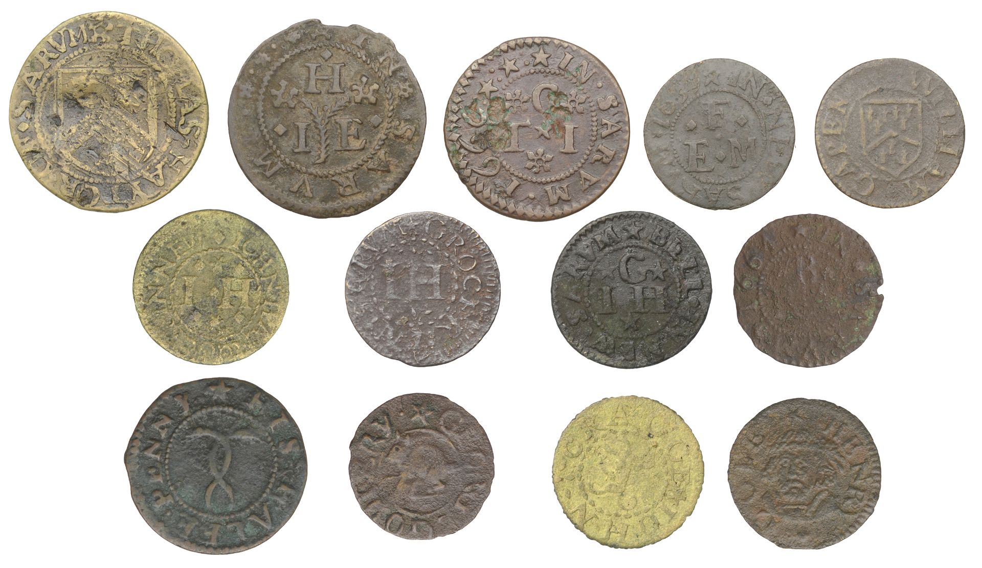 17th Century Tokens, WILTSHIRE, Salisbury, Roger Bedbury, Farthing, 1664, 0.64g/9h (N 5539;...