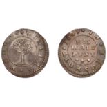 SURREY, Bagshot, William Moore, Halfpenny, 1669, 1.63g/12h (E 2; N 4512; BW. 2), Some staini...