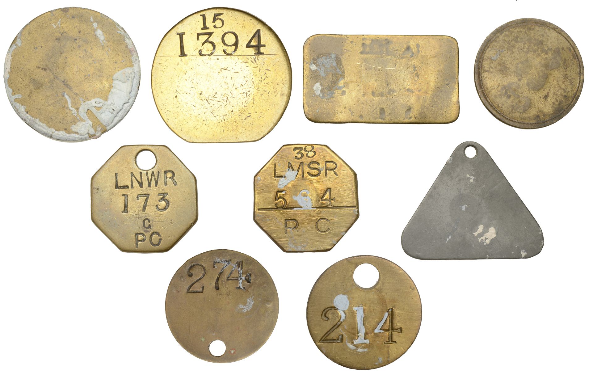 Miscellaneous Tokens and Checks, BUCKINGHAMSHIRE, Bletchley, L[ondon] M[idland] R[ailway], u... - Image 2 of 2