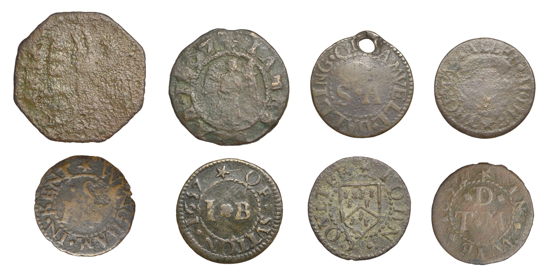KENT, Sutton Valence, John Burkhuest, Farthing, 1657, 1.52g/6h (N 2757/2; BW. 546); Tenterde...