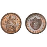 18th Century Tokens, BUCKINGHAMSHIRE, Aylesbury, Francis Wheeler, Halfpenny, 1796, Justice s...