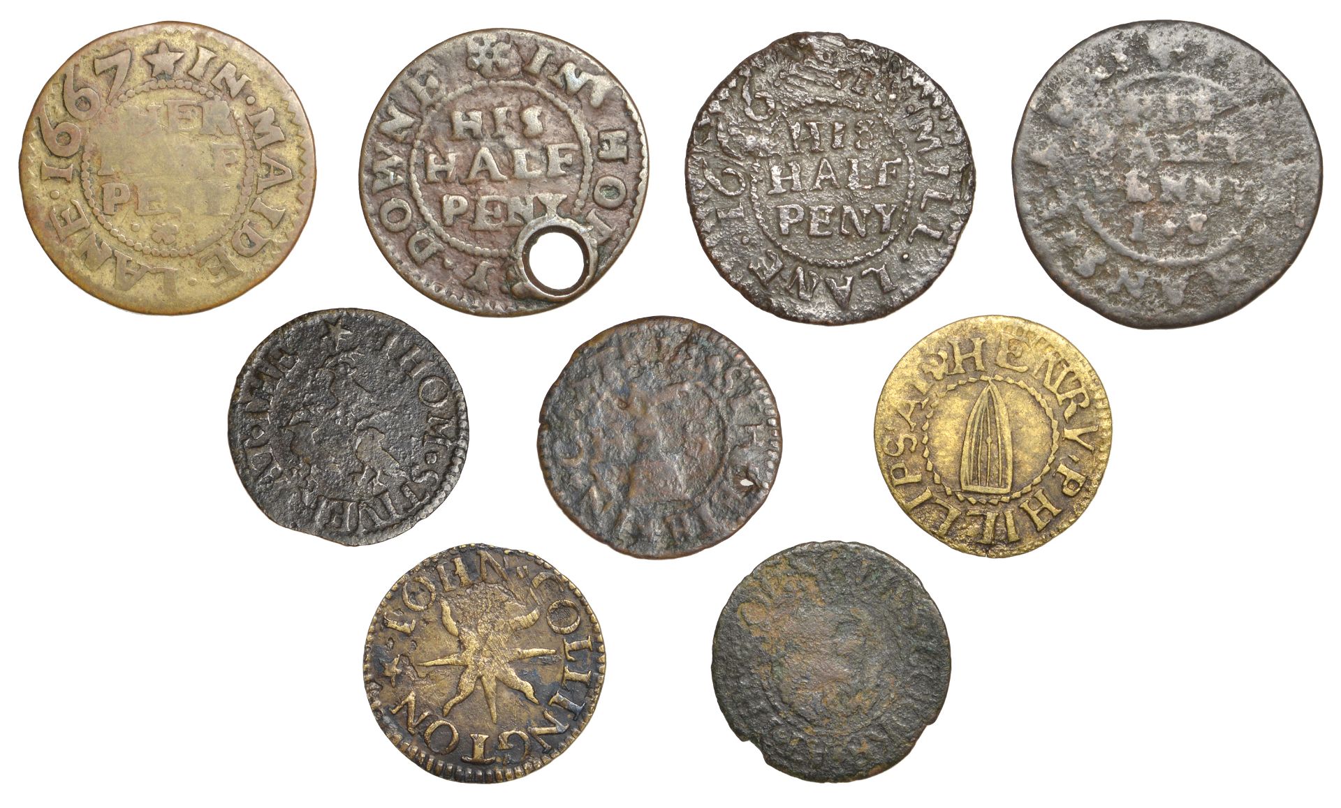 SOUTHWARK, Bridge Foot, Cornelius Cooke, Farthing, 0.90g/6h (E 552; N 4893; BW. 198), Henry...