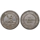 19th Century Tokens, SOMERSET, Wiveliscombe, John Featherstone, Threepence, 1814, from the s...