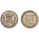 19th Century Tokens, Leicestershire, Leicester, James Rawson & Son, 'Morgan's' Shilling, 181...