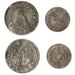 Kings Langley, Christor. Buckcuk, Farthing, 1656, 1.21g/6h (N 2229; BW. 134); James Goodwin,...