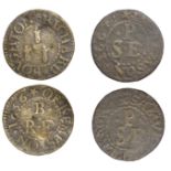 Kempston, Richard Boughton, Farthing, 1656, 0.87g/6h (GO 58A, this piece illustrated; N 34;...