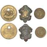 Miscellaneous Tokens and Checks, Co LIMERICK, Limerick, Limerick CSL, brass Penny, 22mm (Rai...