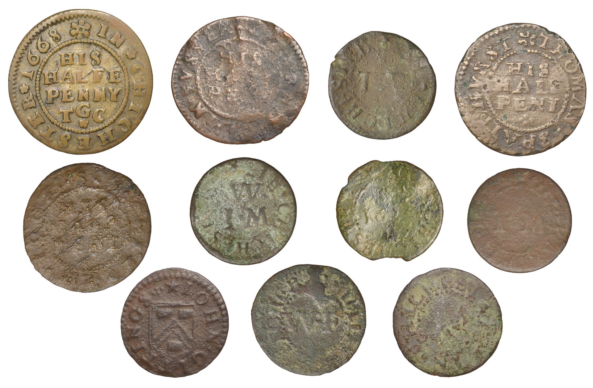 SUSSEX, Arundel, James Morris, Farthing, 1652, 0.64g/12h (KR 8; N 5176; BW. 11), Joseph Ruse... - Image 2 of 2