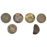 17th Century Tokens, LONDON (City), Barbican, Elizabeth Babington, Farthing, 1653, 0.57g/6h...