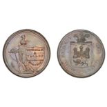 19th Century Tokens, NORFOLK, Norwich, Robert Dunham and Sir John Yallop, Pattern Halfpenny,...