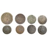 KENT, Deal, William Brothers, Halfpenny, 1669, 1.81g/6h (N 2471; BW. 145); James Coston, Far...