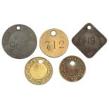 Miscellaneous Tokens and Checks, CAMBRIDGESHIRE, Meldreth, Atlas Stone Co Ltd, Pay Check, br...