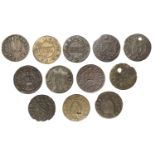 Royston (partly in Cambridgeshire prior to 1890), Thomas Bill, Farthing, 1664, 0.43g/12h (N...