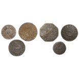 Bishop's Stortford, Edward Aynsworth, Farthing, 0.53g/12h (N 2147; BW. 41), Halfpenny, 1.98g...