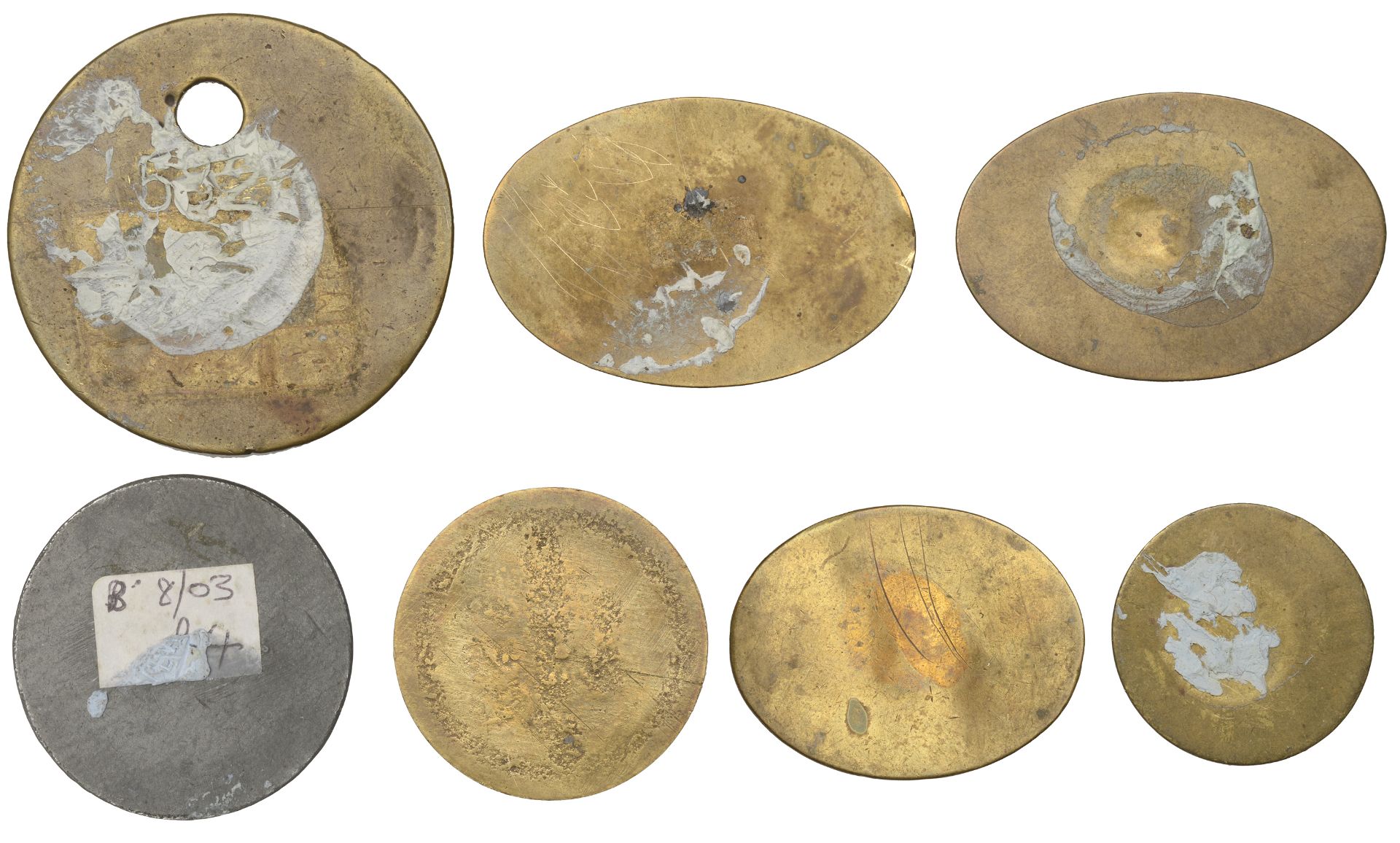 Miscellaneous Tokens and Checks, ESSEX, Plaistow, M[otive] P[ower], uniface brass, 38mm, sta... - Image 2 of 2