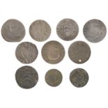 17th Century Tokens, BERKSHIRE, Wallingford, William Polhampton, Halfpenny, 1668, 0.83g/12h...