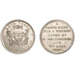 19th Century Tokens, SOMERSET, Bath, Samuel Whitchurch and William Dore, Four Shillings, 181...