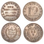 19th Century Tokens, YORKSHIRE, Bridlington, Isaac Cook and Robert Harwood, Shilling, 1812,...