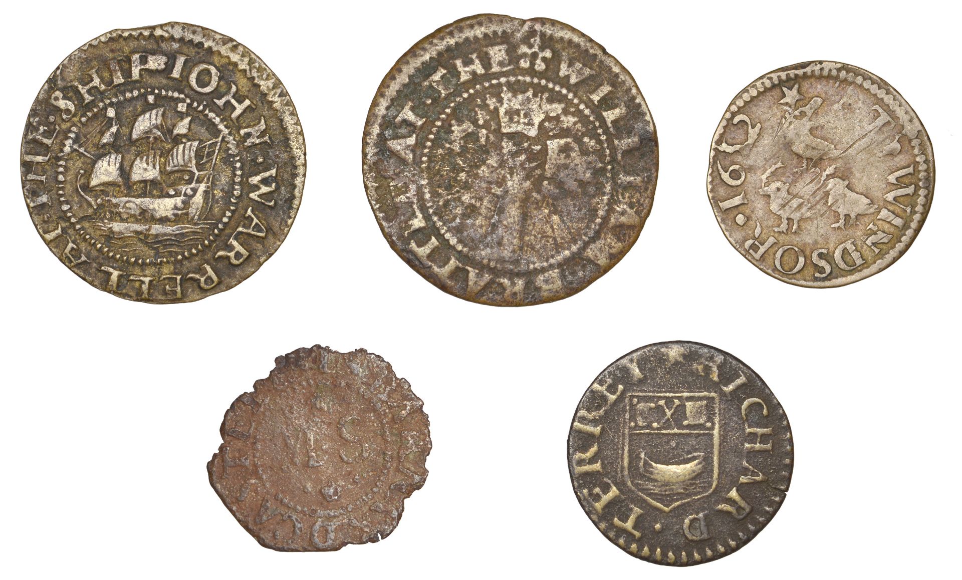 17th Century Tokens, BERKSHIRE, Windsor, Thomas Adames, Farthing, 1652, 1.03g/6h (N 244; BW....