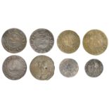 Potton, Richard Atkinson, Farthing, 1661, 0.88g/4h (GO 79; N 42; BW. 79); Hugh Conny, Halfpe...