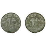 17th Century Tokens, Co LAOIS, Mountmellick, Richard Wright, Penny, 1659, 2.06g/12h (N â€“; Ma...