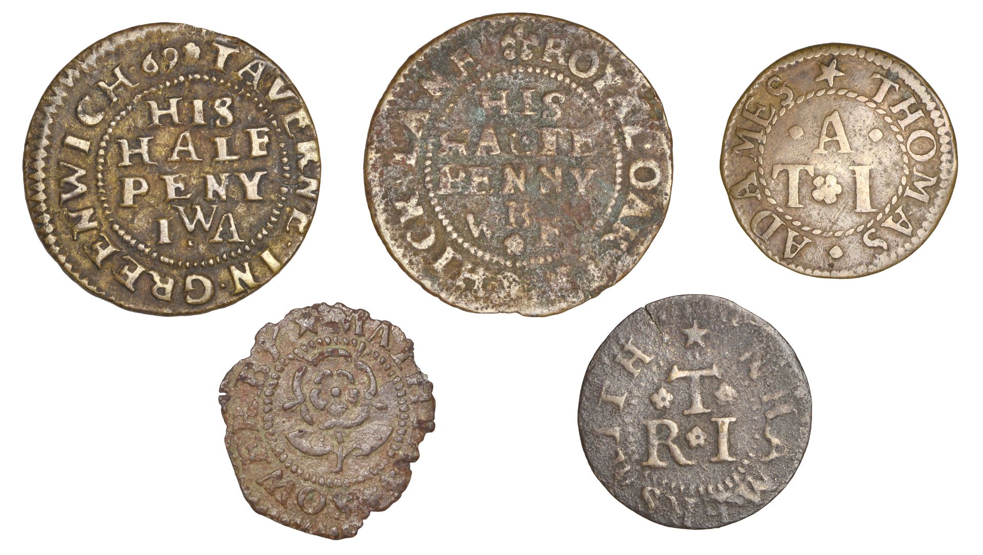 17th Century Tokens, BERKSHIRE, Windsor, Thomas Adames, Farthing, 1652, 1.03g/6h (N 244; BW.... - Image 2 of 2