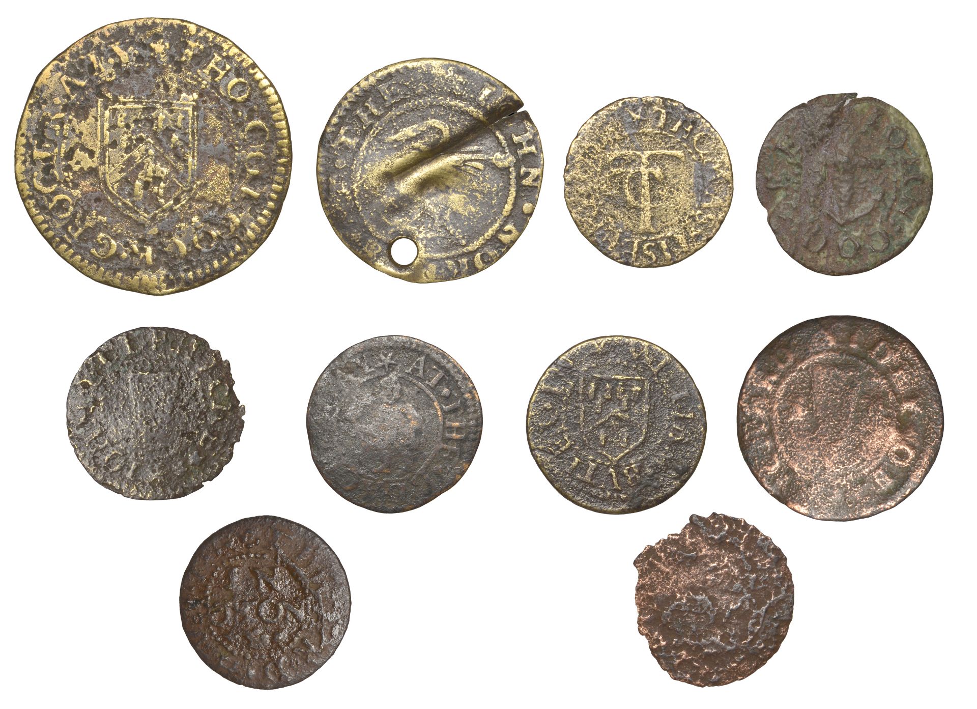 17th Century Tokens, ESSEX, Chipping Ongar, Jacob Archer, Farthing, [16]57, 0.50g/6h (N 1138...