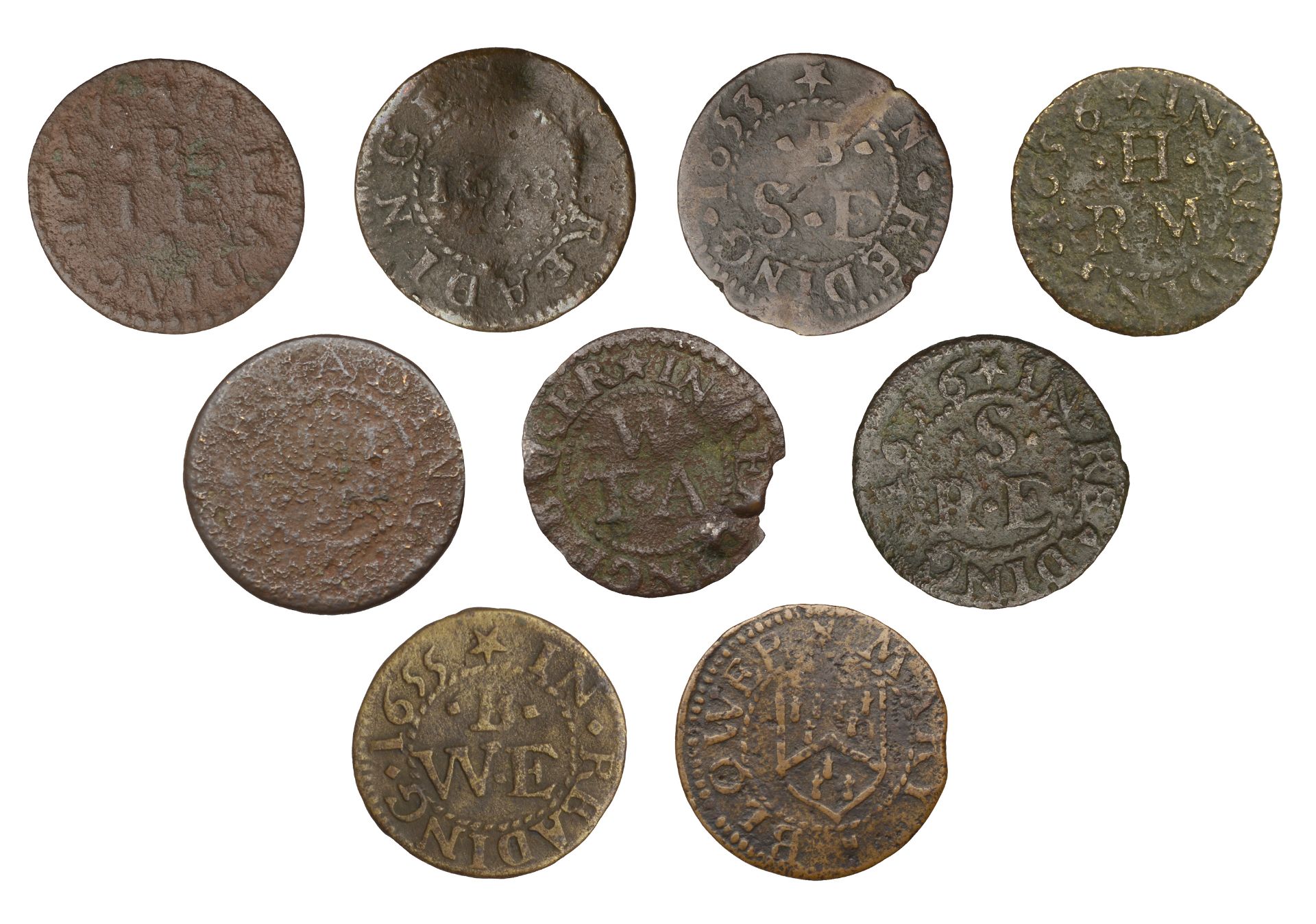 17th Century Tokens, BERKSHIRE, Reading, Solomon Barnard, Farthing, 1653, 0.84g/3h (N 130; B... - Bild 2 aus 2