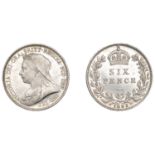 Victoria (1837-1901), Proof Sixpence, 1893, edge grained, 2.84g/12h (ESC 3286; S 3941). Of b...