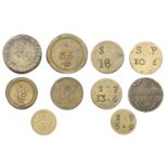 Coin weights: Named manufacturers series, John and Obadiah Westwood, 18 Shillings (W 1730e);...