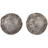 Elizabeth I (1558-1603), Second issue, Shilling, 15[61], mm. harp, reads reg, 4.56g/3h (S 65...