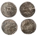 Henry III (1216-1272), Pennies (2), both Canterbury, class VIc/VId mule, Iohan, iohan on Â·...