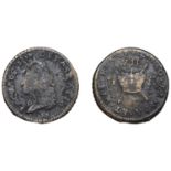 James II (1685-1691), Gunmoney coinage, Shilling, 1690 June, Limerick, 5.70g/12h (Withers 18...