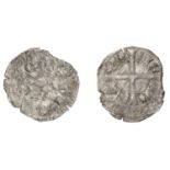 Anglo-Gallic, Edward III, Gros au leopard passant, cross, rev. leopard passant left, 1.41g/5...