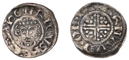 John (1199-1216), Penny, class Vb2, Canterbury, Arnaud, arnavd Â· on Â· ca, 1.35g/6h (SCBI Mas...