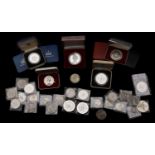 Victoria to George VI, Crowns (6), 1891 (2), 1895, 1935 (2), 1937; together with assorted ot...