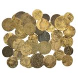 Miscellaneous, Assorted jetons (39), all base metal, mostly German [39]. Varied state Â£100-...