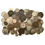 Miscellaneous, Assorted World coins, in silver (49), base metal (68) [117]. Varied state Â£1...