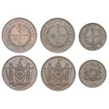 British North Borneo, British North Borneo Co., Cents (2), 1888h, 1890h (Prid. 17, 19; KM 2)...