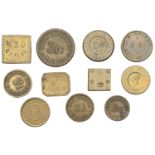 Coin weights: George IV, Sovereign, 1821 (W 2251a), Half-Sovereign (W 2251b); Victoria, Sove...