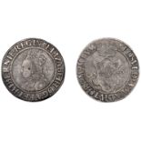 Elizabeth I (1558-1603), Second issue, Shilling, 1561, mm. harp, reads regin, 4.26g/9h (S 65...