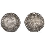 Elizabeth I (1558-1603), Second issue, Groat, mm. cross-crosslet, wire-line and beaded inner...