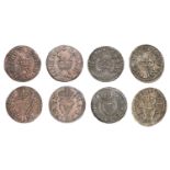 Charles I (1625-1649), Farthings (4), Richmond type 4/3 mule, mm. rose, 0.43g/12h (E 108; S...