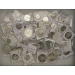 Canada, Elizabeth II, silver Dollars (9); Proof-like set, 1966, Dollar to Cent; together wit...